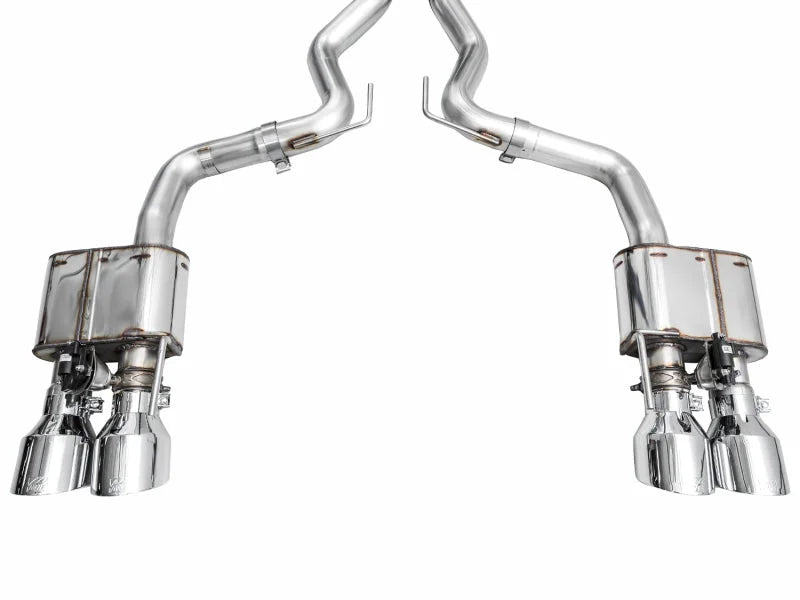 AWE 2024 Ford Mustang Dark Horse S650 RWD SwitchPath Catback Exhaust w/ Quad Chrome Silver Tips - Additional View 14