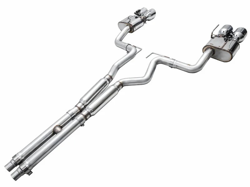 AWE 2024 Ford Mustang Dark Horse S650 RWD SwitchPath Catback Exhaust w/ Quad Chrome Silver Tips - Additional View 16