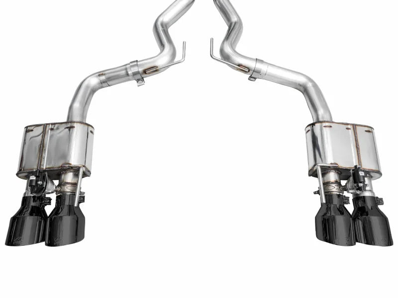 AWE 2024 Ford Mustang Dark Horse S650 RWD SwitchPath Catback Exhaust w/ Quad Diamond Black Tips - Additional View 12