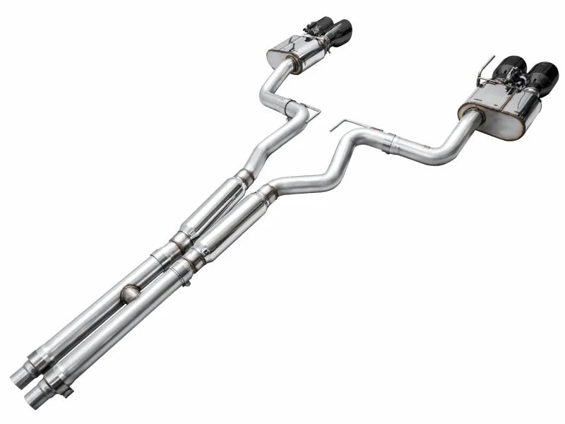 AWE 2024 Ford Mustang Dark Horse S650 RWD SwitchPath Catback Exhaust w/ Quad Diamond Black Tips - Additional View 13