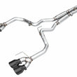Load image into Gallery viewer, AWE 2024 Ford Mustang Dark Horse S650 RWD Track Edition Catback Exhaust w/ Quad Diamond Black Tips - Main Product View