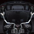 Load image into Gallery viewer, AWE 2024 Ford Mustang Dark Horse S650 RWD Track Edition Catback Exhaust w/ Quad Diamond Black Tips - Side View