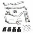Load image into Gallery viewer, AWE 2024 Ford Mustang Dark Horse S650 RWD Track Edition Catback Exhaust w/ Quad Diamond Black Tips - Additional View 15
