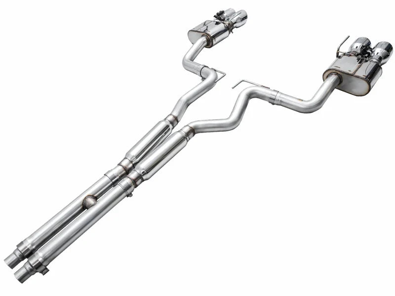 AWE 2024 Ford Mustang GT Fastback S650 RWD SwitchPath Catback Exhaust w/ Quad Chrome Silver Tips - Additional View 15