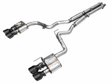 Load image into Gallery viewer, AWE 2024 Ford Mustang GT Fastback S650 RWD SwitchPath Catback Exhaust w/ Quad Diamond Black Tips - Main Product View