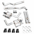Load image into Gallery viewer, AWE 2024 Ford Mustang GT Fastback S650 RWD SwitchPath Catback Exhaust w/ Quad Diamond Black Tips - Additional View 15