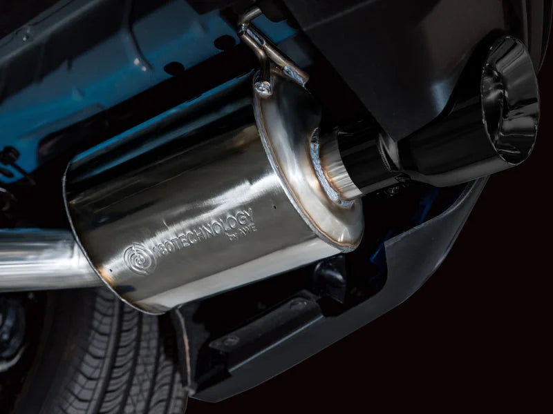 AWE 2024 Ford Mustang GT Fastback S650 RWD Touring Catback Exhaust w/ Dual Diamond Black Tips - Back View