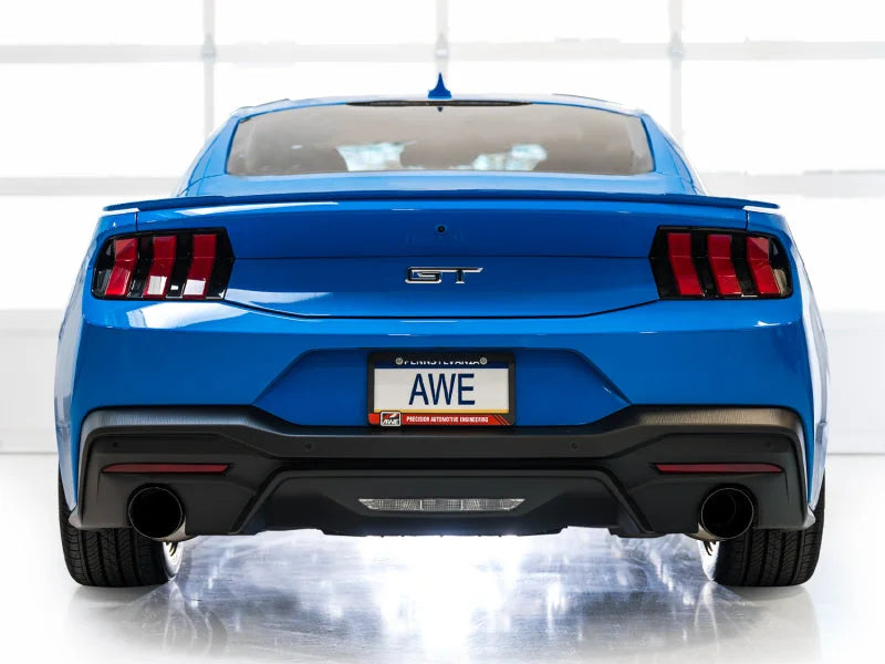 AWE 2024 Ford Mustang GT Fastback S650 RWD Touring Catback Exhaust w/ Dual Diamond Black Tips - Additional View 6
