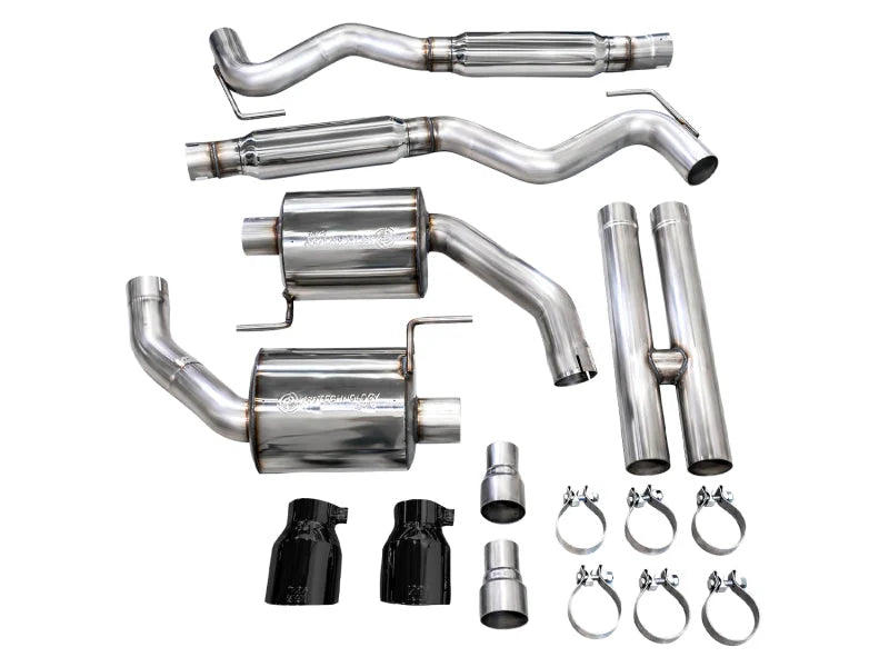 AWE 2024 Ford Mustang GT Fastback S650 RWD Touring Catback Exhaust w/ Dual Diamond Black Tips - Additional View 15