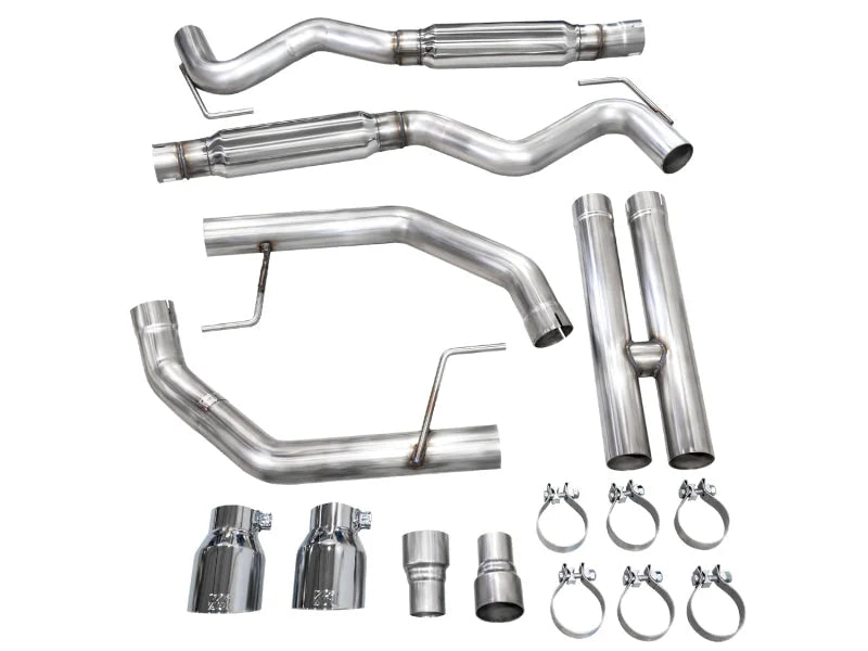 AWE 2024 Ford Mustang GT Fastback S650 RWD Track Edition Catback Exhaust w/ Dual Chrome Silver Tips - Additional View 6