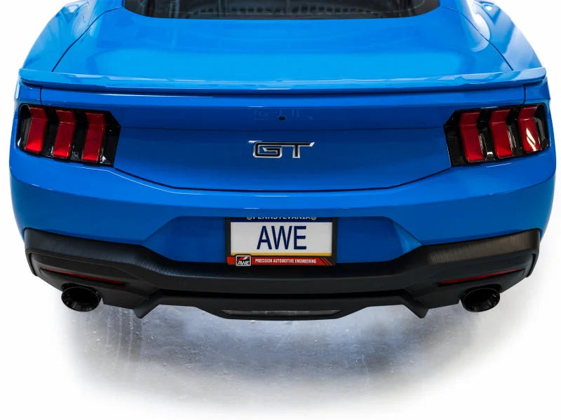 AWE 2024 Ford Mustang GT Fastback S650 RWD Track Edition Catback Exhaust w/ Dual Diamond Black Tips - Additional View 6