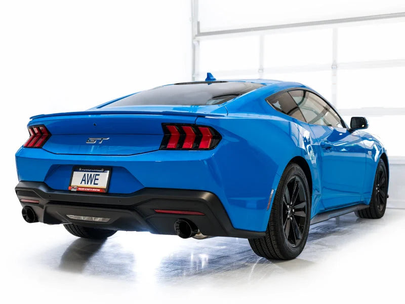 AWE 2024 Ford Mustang GT Fastback S650 RWD Track Edition Catback Exhaust w/ Dual Diamond Black Tips - Additional View 11