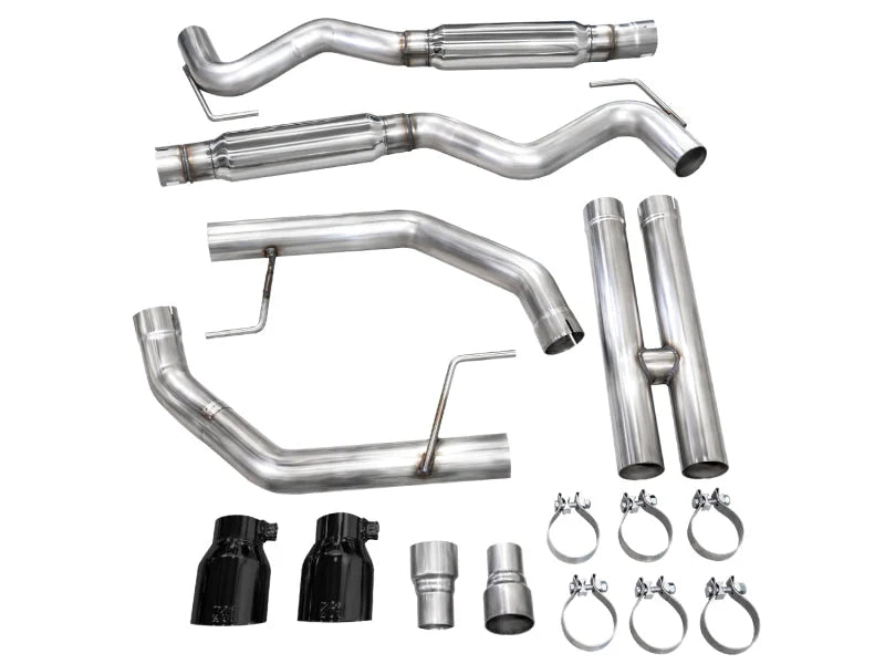 AWE 2024 Ford Mustang GT Fastback S650 RWD Track Edition Catback Exhaust w/ Dual Diamond Black Tips - Additional View 14