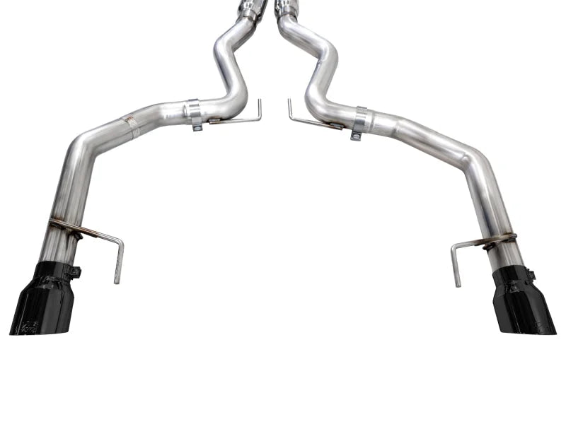 AWE 2024 Ford Mustang GT Fastback S650 RWD Track Edition Catback Exhaust w/ Dual Diamond Black Tips - Additional View 15