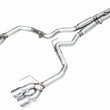 Load image into Gallery viewer, AWE 2024 Ford Mustang GT Fastback S650 RWD Track Edition Catback Exhaust w/ Quad Chrome Silver Tips - Main Product View