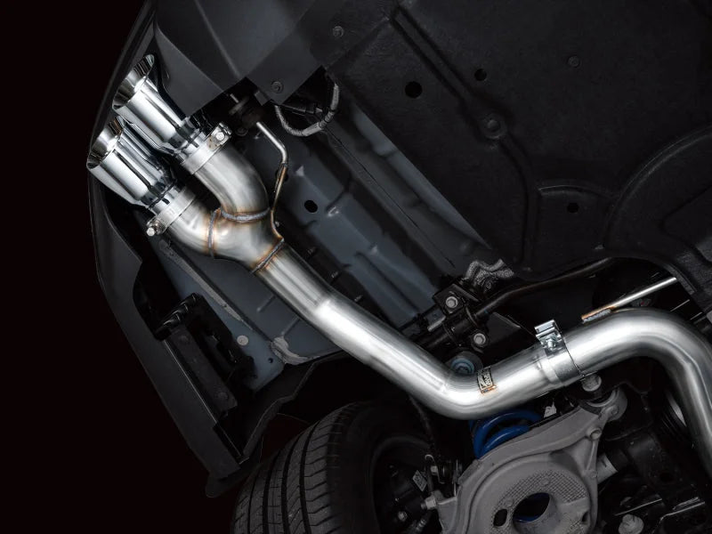 AWE 2024 Ford Mustang GT Fastback S650 RWD Track Edition Catback Exhaust w/ Quad Chrome Silver Tips - Additional View 6