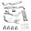 Load image into Gallery viewer, AWE 2024 Ford Mustang GT Fastback S650 RWD Track Edition Catback Exhaust w/ Quad Chrome Silver Tips - Additional View 13