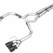Load image into Gallery viewer, AWE 2024 Ford Mustang GT Fastback S650 RWD Track Edition Catback Exhaust w/ Quad Diamond Black Tips - Main Product View