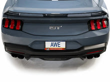 Load image into Gallery viewer, AWE 2024 Ford Mustang GT Fastback S650 RWD Track Edition Catback Exhaust w/ Quad Diamond Black Tips - Installation View