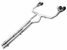 Load image into Gallery viewer, AWE 2024 Ford Mustang GT Fastback S650 RWD Track Edition Catback Exhaust w/ Quad Diamond Black Tips - Additional View 12