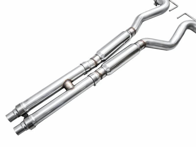 AWE 2024 Ford Mustang GT Fastback S650 RWD Track Edition Catback Exhaust w/ Quad Diamond Black Tips - Additional View 14