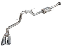 Load image into Gallery viewer, AWE 21-25 Ford F150 (14th Gen Reg Cab) Cat-Back Exhaust - 4.5in Dual Side Exit Chrome Tips - Main Product View