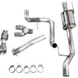 Load image into Gallery viewer, AWE 21-25 Ford F150 (14th Gen Reg Cab) Cat-Back Exhaust - 4.5in Dual Side Exit Chrome Tips - Additional View 11