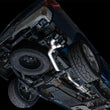 Load image into Gallery viewer, AWE 21-25 Ford F150 (14th Gen Reg Cab) Cat-Back Exhaust - 4.5in Dual Side Exit Diamond Black Tips - Side View