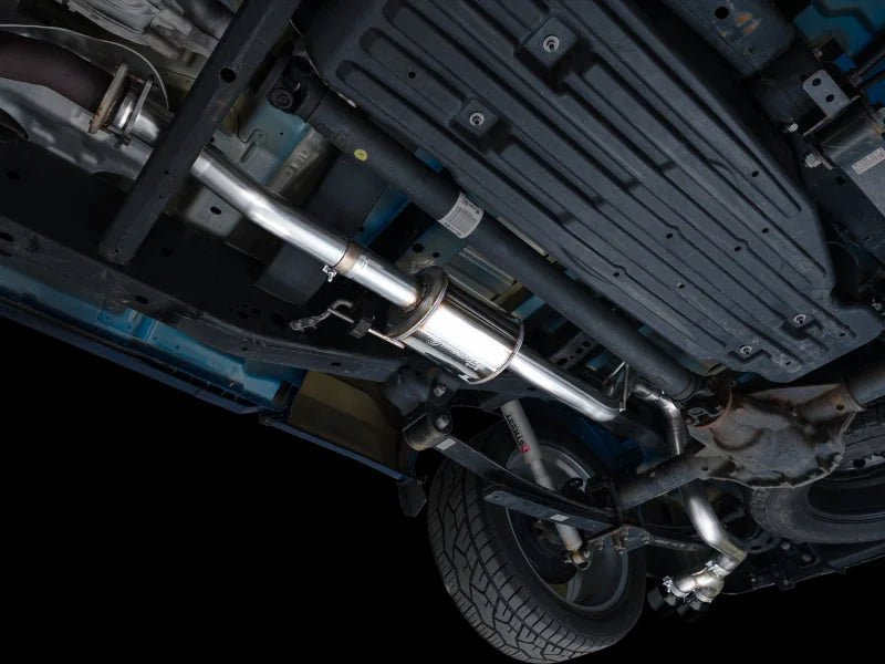 AWE 21-25 Ford F150 (14th Gen Reg Cab) Cat-Back Exhaust - 4.5in Dual Side Exit Diamond Black Tips - Additional View 5