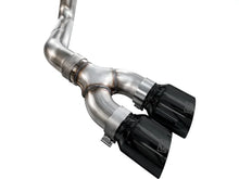 Load image into Gallery viewer, AWE 21-25 Ford F150 (14th Gen Reg Cab) Cat-Back Exhaust - 4.5in Dual Side Exit Diamond Black Tips - Additional View 11