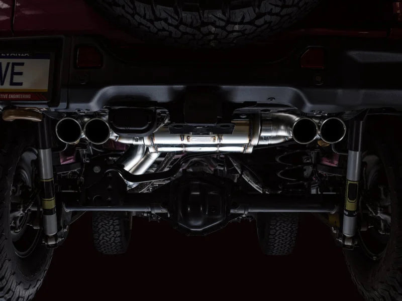 AWE 21+ Wrangler 392 Switchpath Cat-Back Exhaust- Quad BashGuards - Additional View 5
