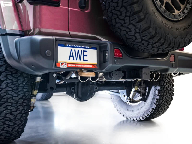 AWE 21+ Wrangler 392 Switchpath Cat-Back Exhaust- Quad BashGuards - Additional View 9