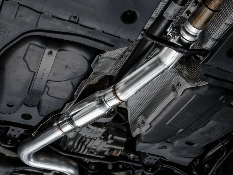 AWE 22-24 Audi 8Y S3 Touring Edition Exhaust - Chrome Silver Tips - Additional View 5