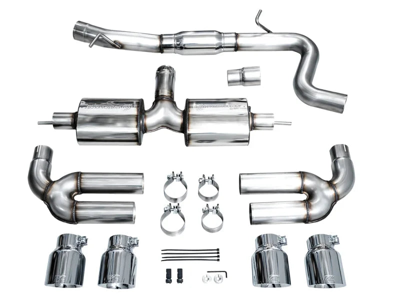 AWE 22-24 Audi 8Y S3 Touring Edition Exhaust - Chrome Silver Tips - Additional View 12