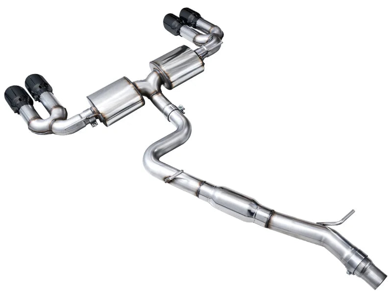 AWE 22-24 Audi 8Y S3 Touring Edition Exhaust - Diamond Black Tips - Additional View 11