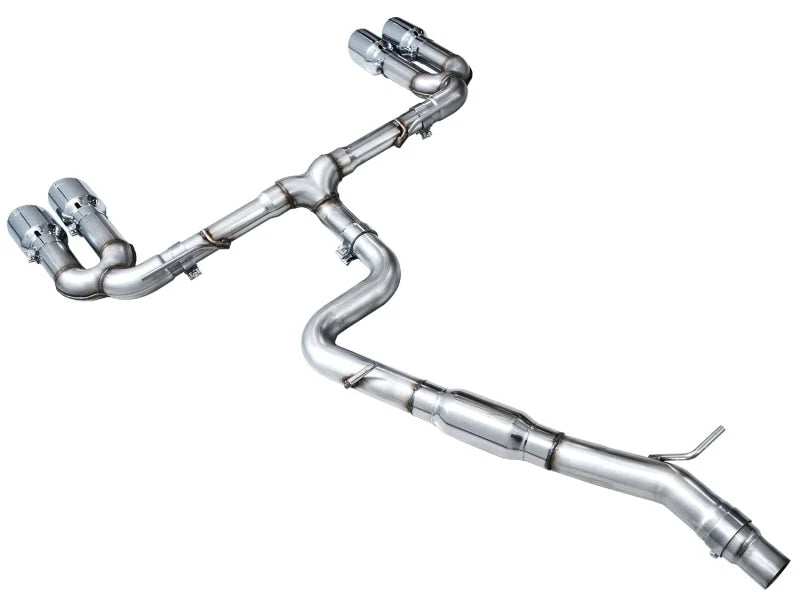 AWE 22-24 Audi 8Y S3 Track Edition Exhaust  - Chrome Silver Tips - Additional View 11