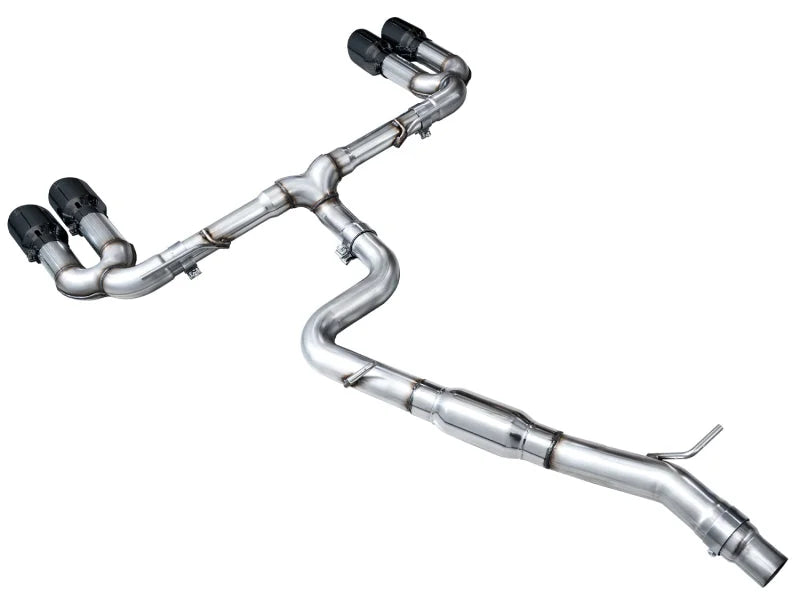 AWE 22-24 Audi 8Y S3 Track Edition Exhaust  - Diamond Black Tips - Additional View 11