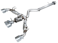 Load image into Gallery viewer, AWE 23-24 Toyota GR Corolla Track Edition Catback Exhaust - Chrome Silver Tips - Main Product View