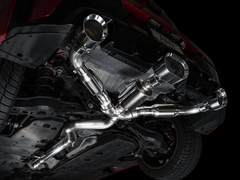 AWE 23-24 Toyota GR Corolla Track Edition Catback Exhaust - Chrome Silver Tips - Additional View 7