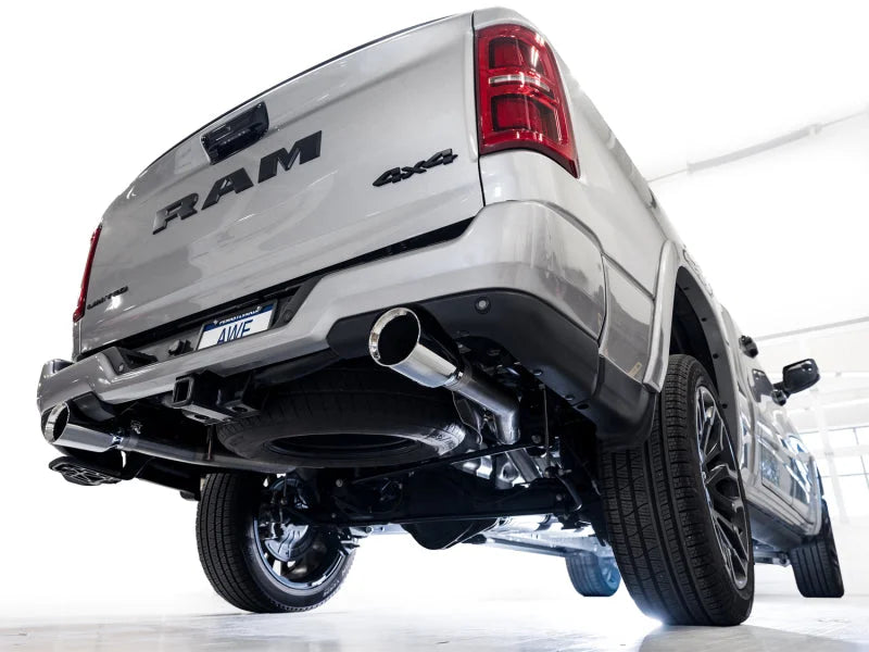 AWE 25+ RAM 1500 3.0TT 0FG Catback Touring Exhaust - Chrome Silver Tips - Additional View 6
