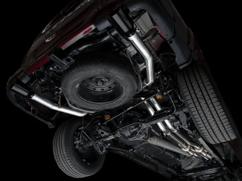 AWE 25+ RAM 1500 3.0TT 0FG Catback Touring Exhaust - Diamond Black Tips - Additional View 6