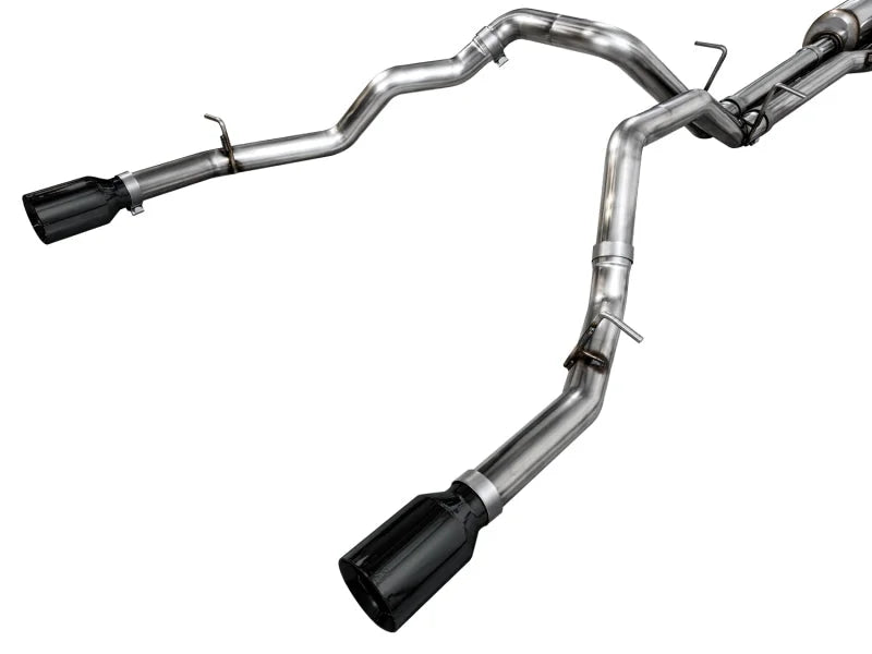 AWE 25+ RAM 1500 3.0TT 0FG Catback Touring Exhaust - Diamond Black Tips - Additional View 12