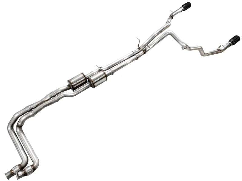 AWE 25+ RAM 1500 3.0TT 0FG Catback Touring Exhaust - Diamond Black Tips - Additional View 14