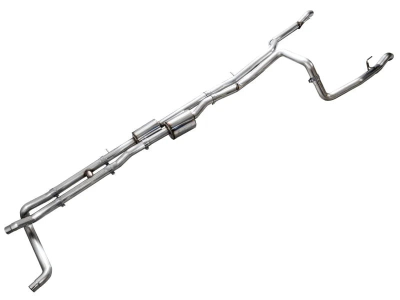 AWE 4th Gen GM 1500 6.2L Catback Split Rear Exit (w/ Bumper Cutouts) - OE Tips - Additional View 7