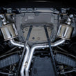 Load image into Gallery viewer, AWE Audi 2019-2023 C8 A6/A7 3.0T Touring Edition Cat-back Exhaust- Turn Downs - Side View