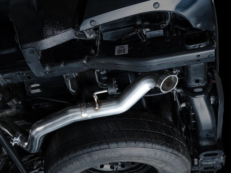 AWE Exhaust for 4th Gen Toyota Tacoma BashGuard Only - Side View