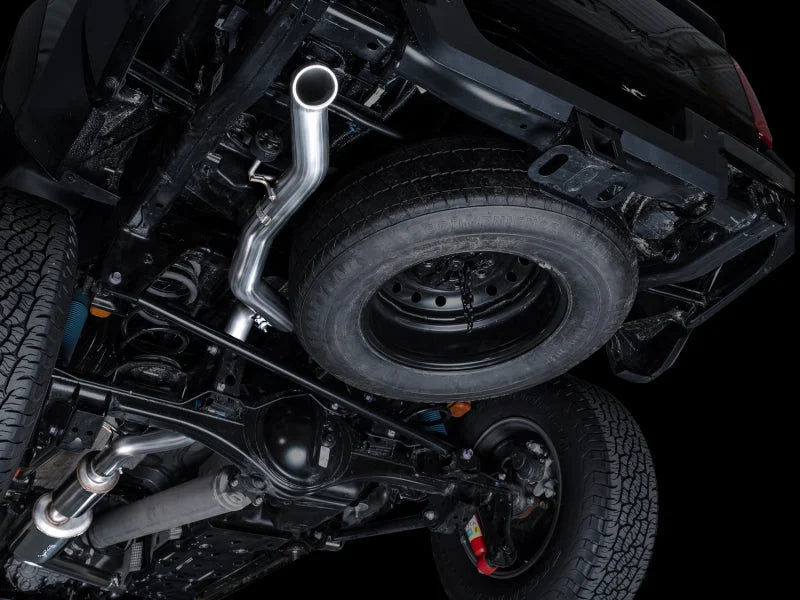 AWE Exhaust for 4th Gen Toyota Tacoma BashGuard Only - Installation View