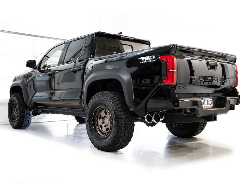 AWE Exhaust for 4th Gen Toyota Tacoma Dual Chrome Silver Tips - Additional View 7