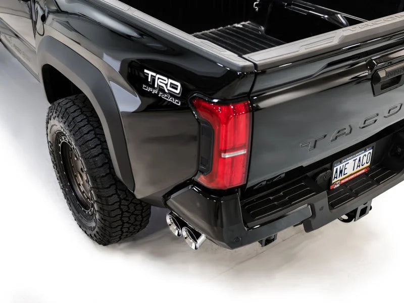 AWE Exhaust for 4th Gen Toyota Tacoma Dual Chrome Silver Tips - Additional View 9