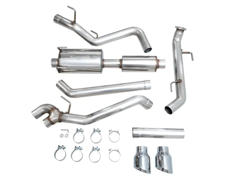 AWE Exhaust for 4th Gen Toyota Tacoma Dual Chrome Silver Tips - Additional View 14